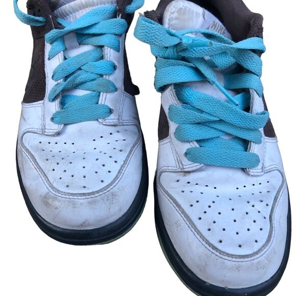 Vintage 2008 Nike Dunk Low 'White Baroque Brown' Size 7.5 - Picture 15 of 16